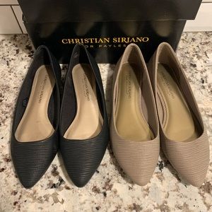 Christian Siriano Gigi Flats Taupe And Black